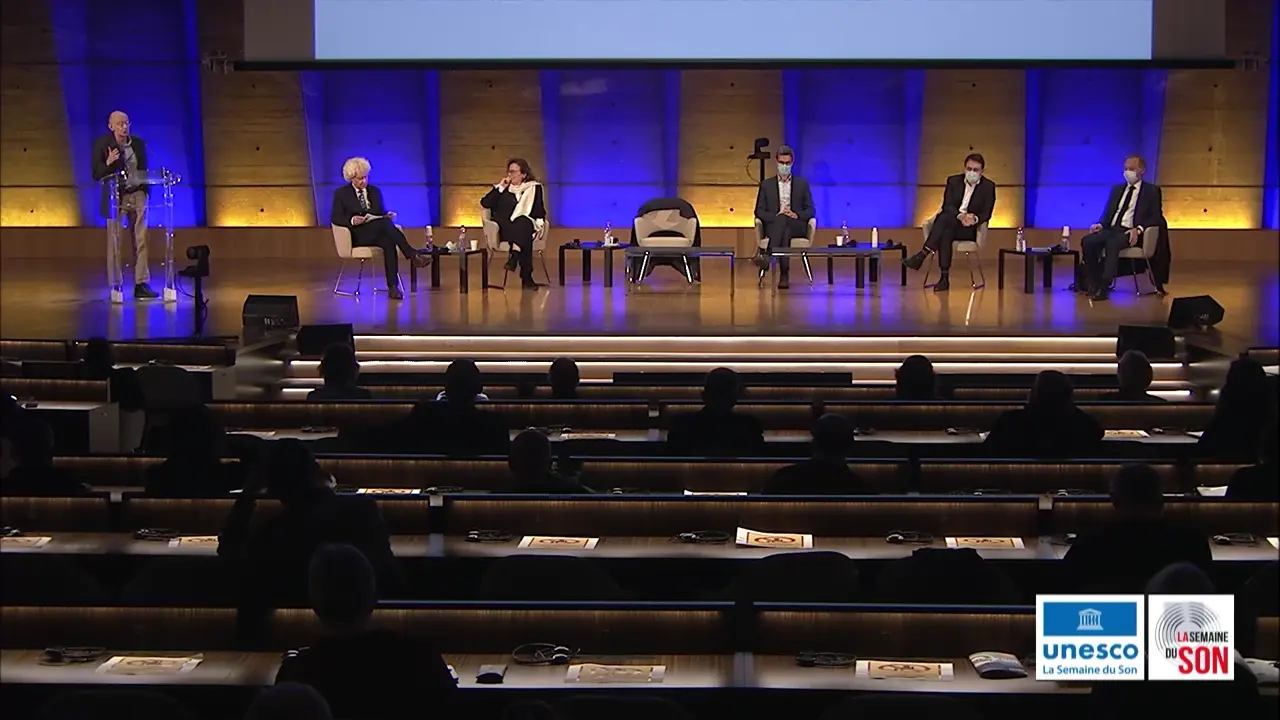 Intervention du Pr Paul Avan à la semaine du son 2022 à l'UNESCO